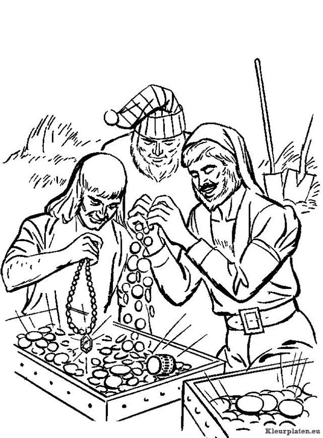 Piraten kleurplaten
