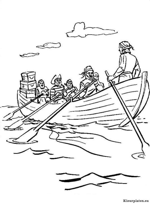 Piraten kleurplaten