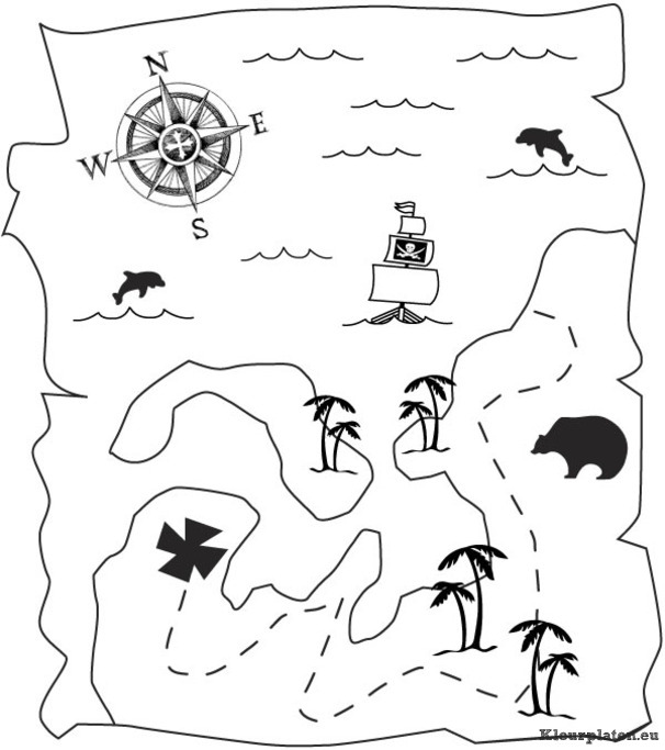 Piraten kleurplaten