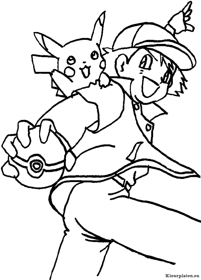 Pokemon kleurplaten