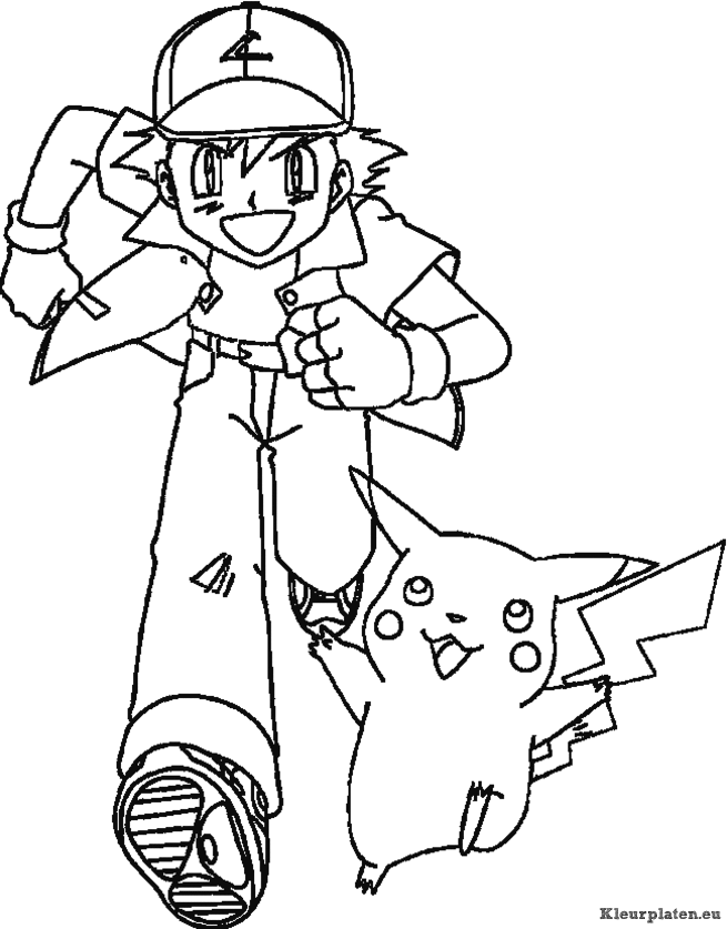 Pokemon kleurplaten