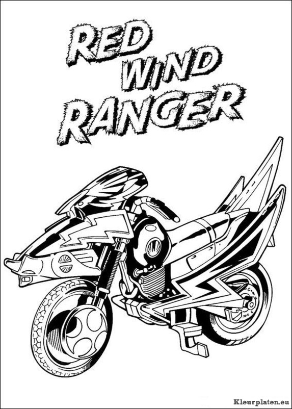 Power rangers kleurplaten