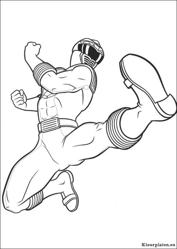 Power rangers kleurplaten