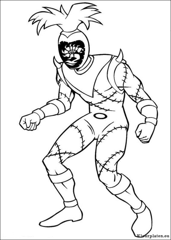 Power rangers kleurplaten