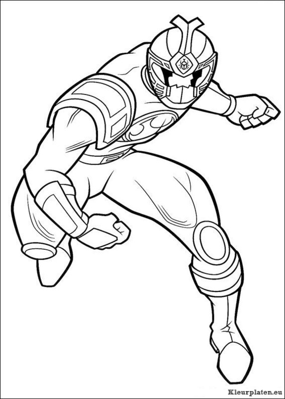 Power rangers kleurplaten
