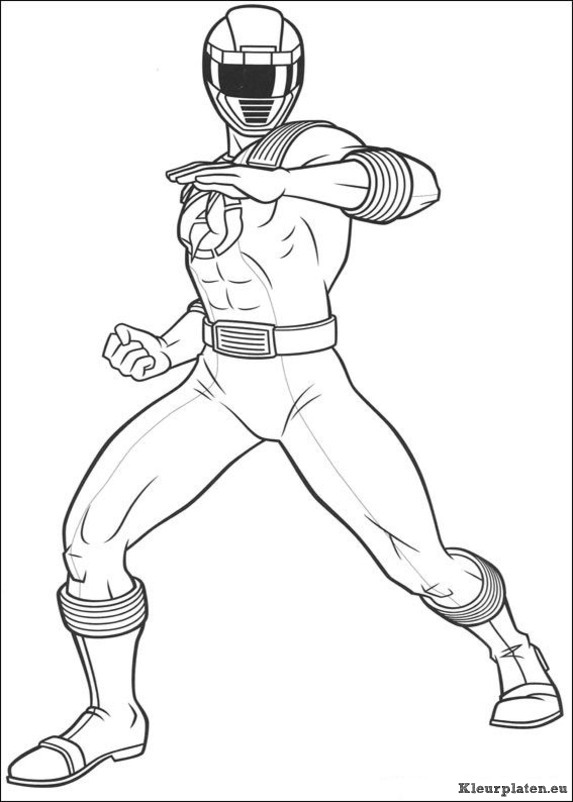 Power rangers kleurplaten