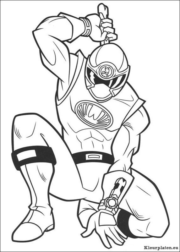 Power rangers kleurplaten