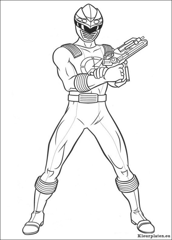 Power rangers kleurplaten