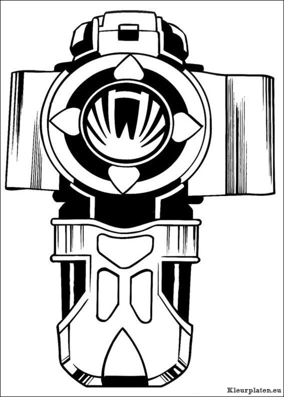 Power rangers kleurplaten