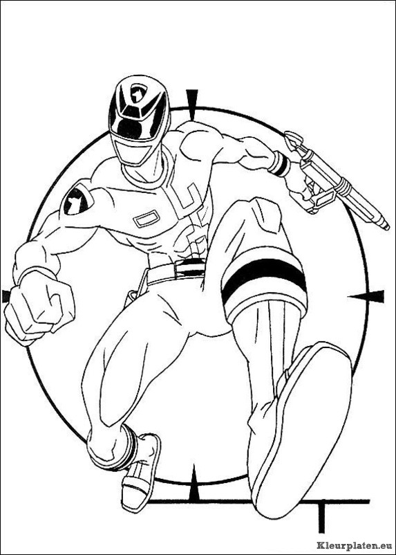 Power rangers kleurplaten