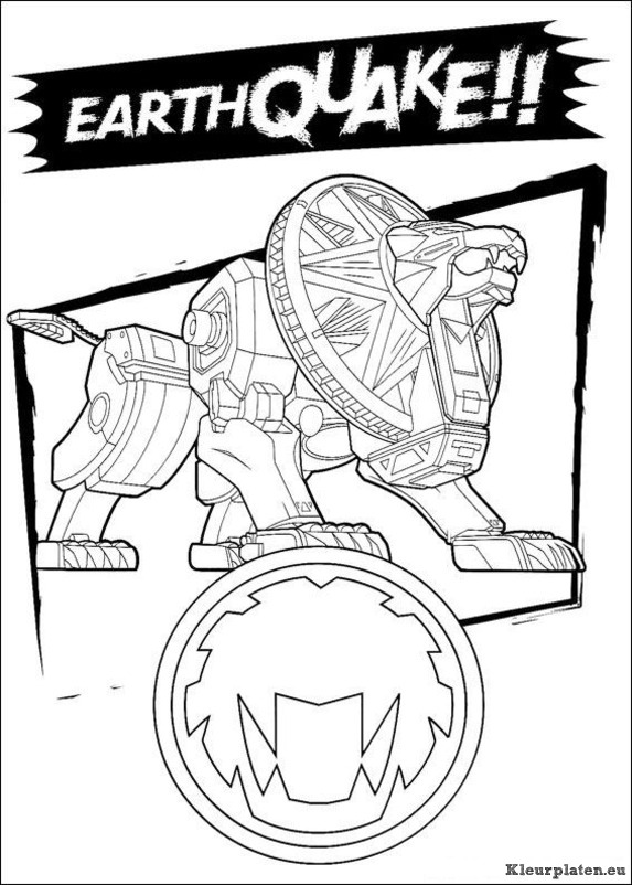 Power rangers kleurplaten