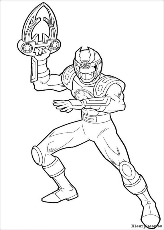 Power rangers kleurplaten