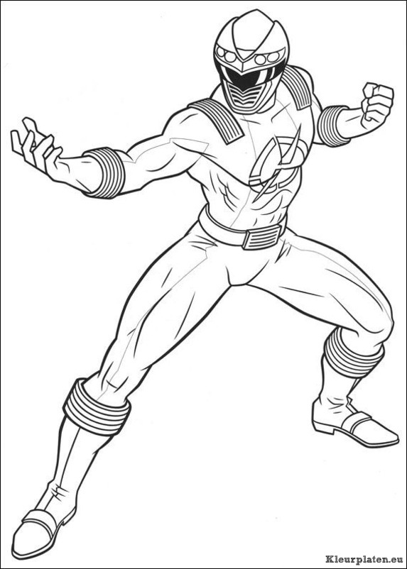 Power rangers kleurplaten