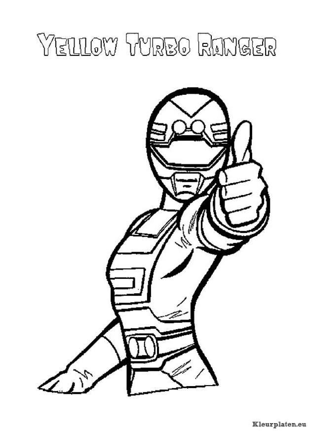 Power rangers kleurplaten