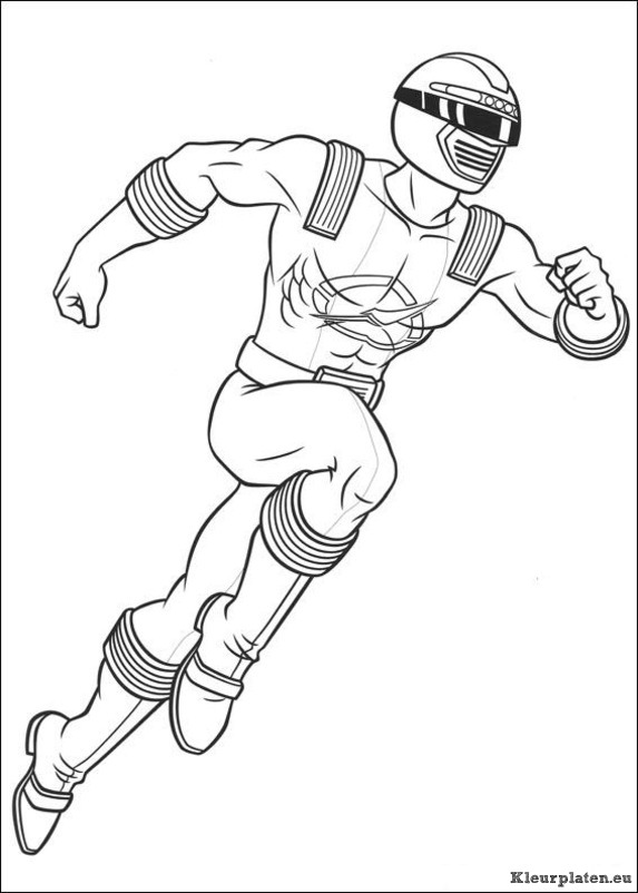 Power rangers kleurplaten