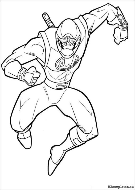 Power rangers kleurplaten