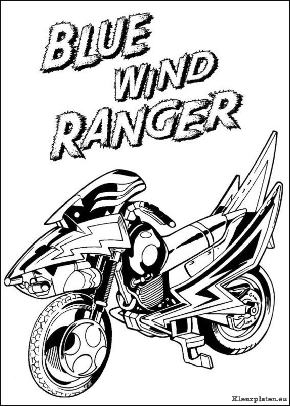 Power rangers kleurplaten