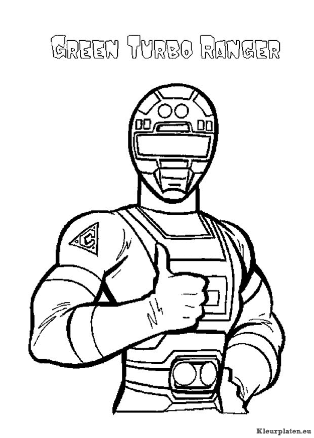 Power rangers kleurplaten