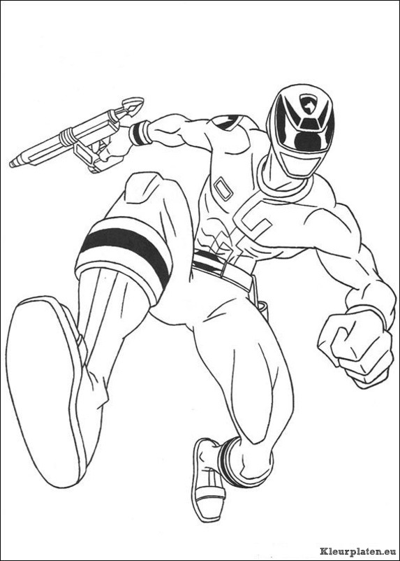 Power rangers kleurplaten