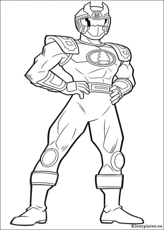 Power rangers kleurplaten
