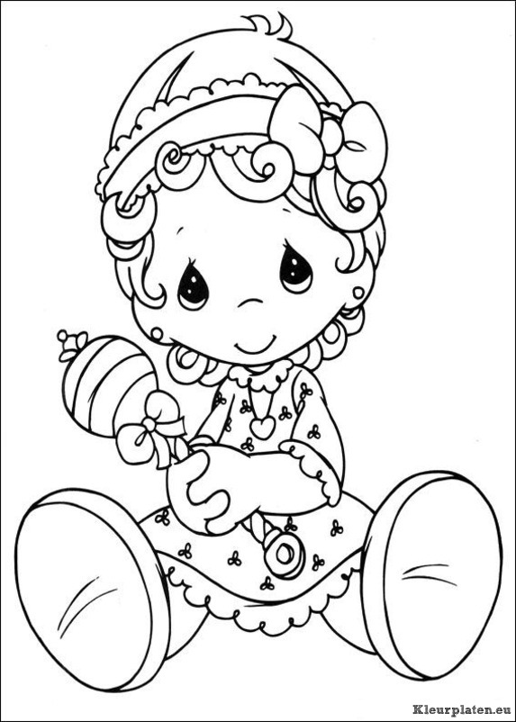 Precious moments kleurplaten