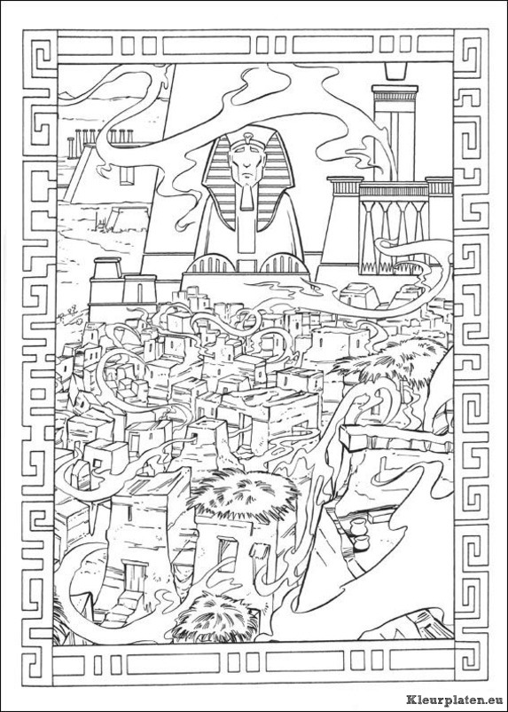 Prins van egypte kleurplaten