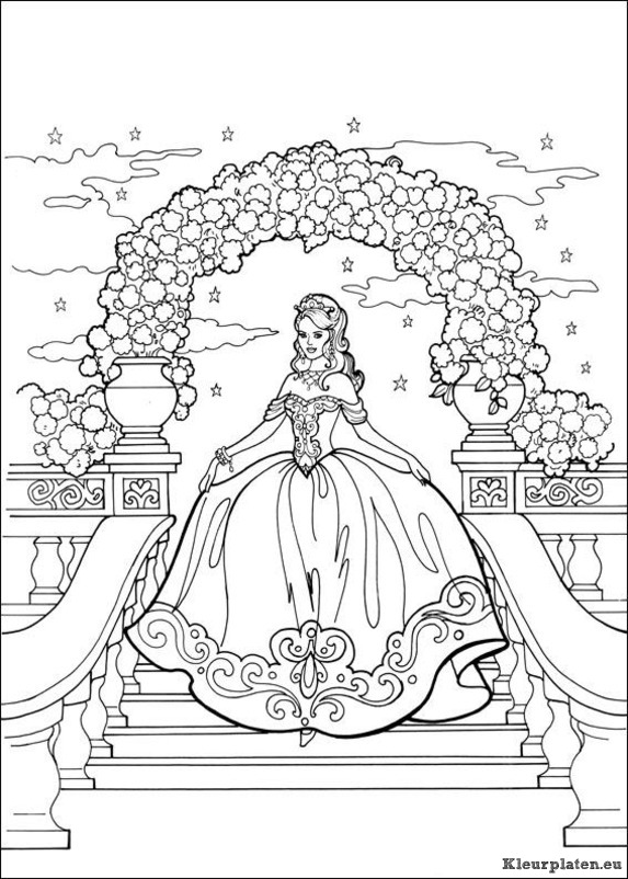 Prinses leonora kleurplaat