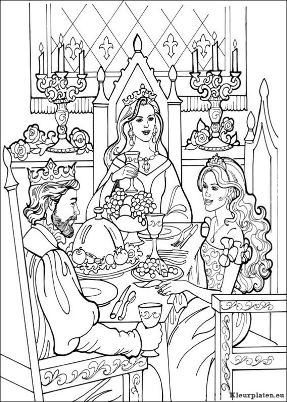 Prinses leonora kleurplaten