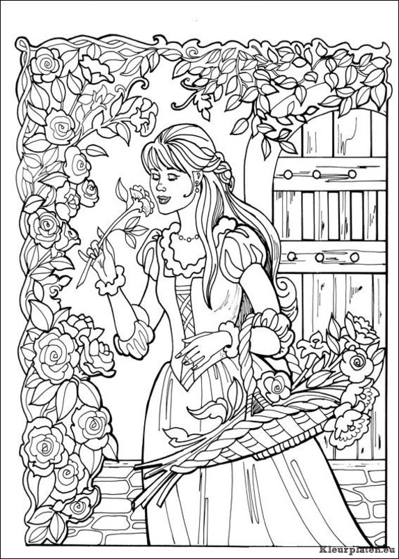 Prinses leonora kleurplaten