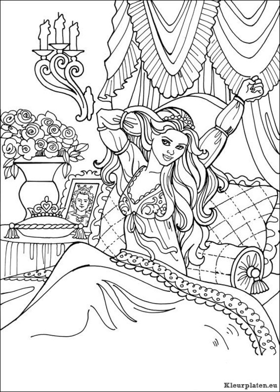 Prinses leonora kleurplaten