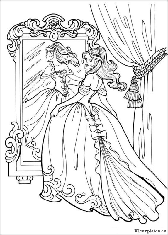 Prinses leonora kleurplaten