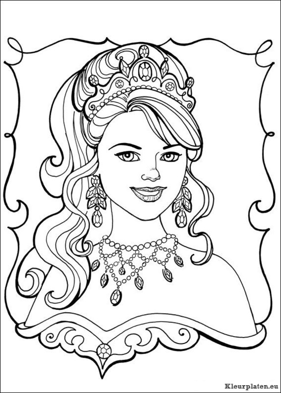 Prinses leonora kleurplaten