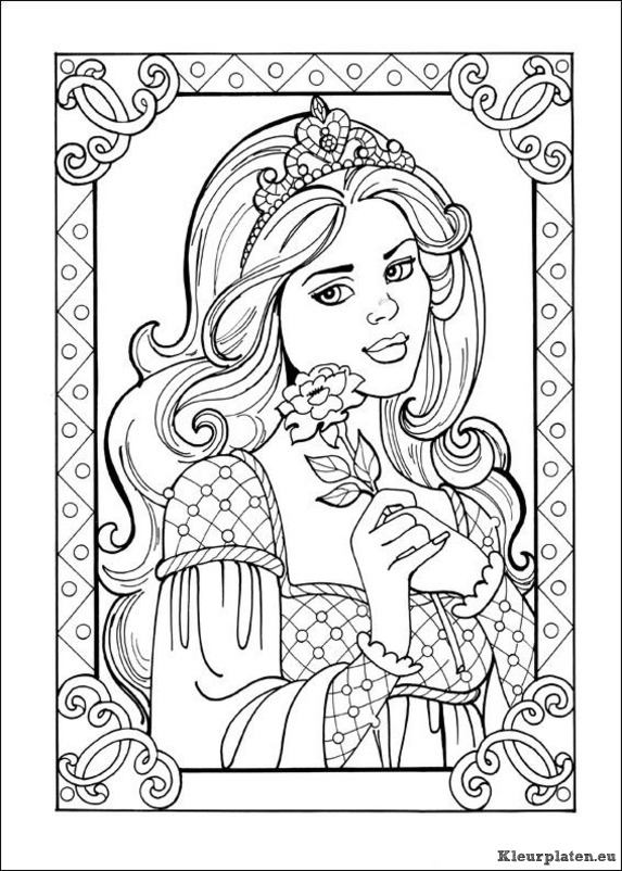 Prinses leonora kleurplaten