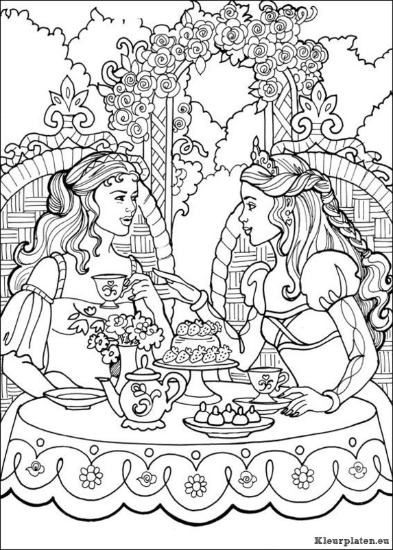 Prinses leonora kleurplaten
