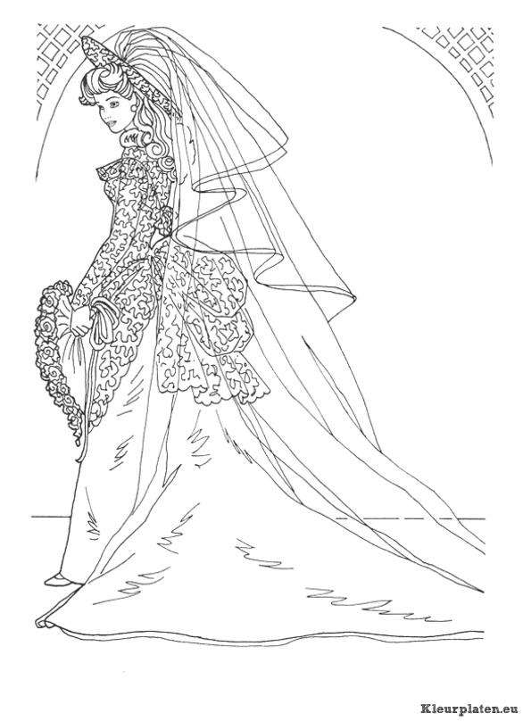 Prinsessen kleurplaten