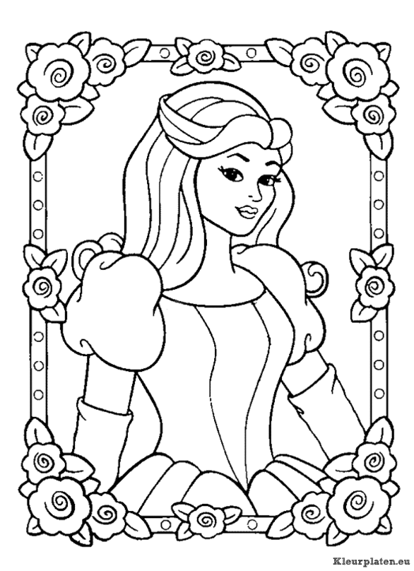Prinsessen kleurplaten