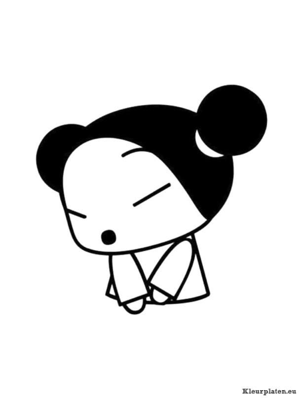 Pucca kleurplaten
