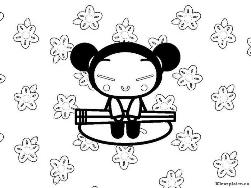 Pucca kleurplaten