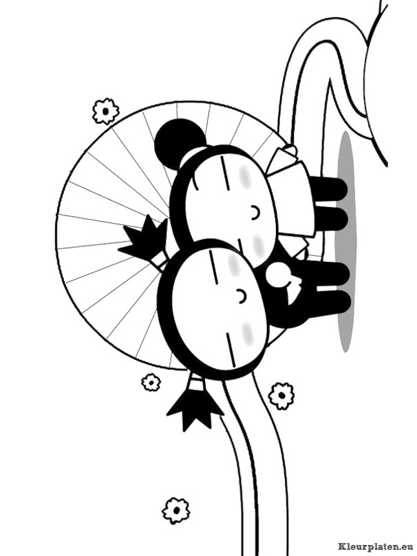 Pucca kleurplaten