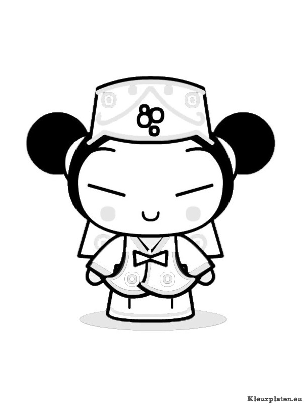 Pucca kleurplaten