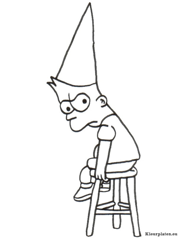 Simpsons kleurplaten
