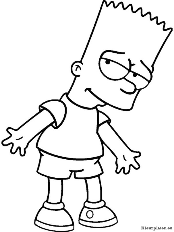 Simpsons kleurplaten