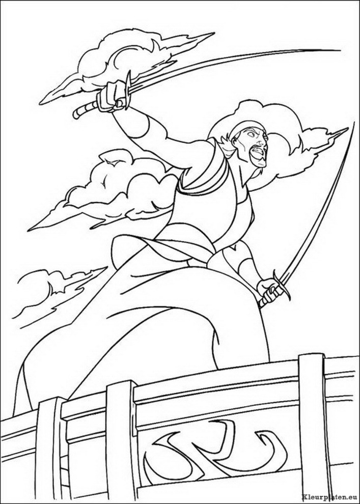 Sinbad kleurplaten