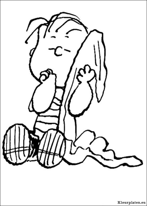 Snoopy kleurplaten