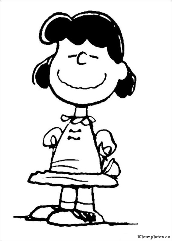 Snoopy kleurplaten