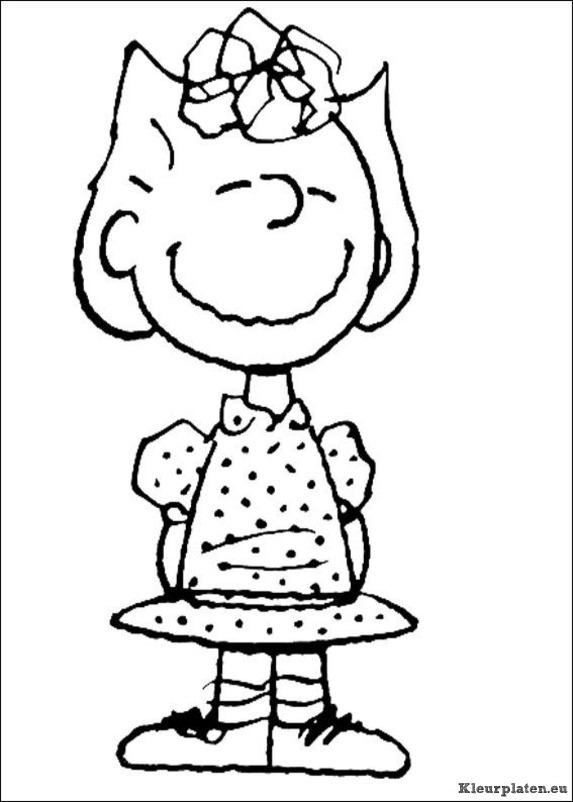 Snoopy kleurplaten