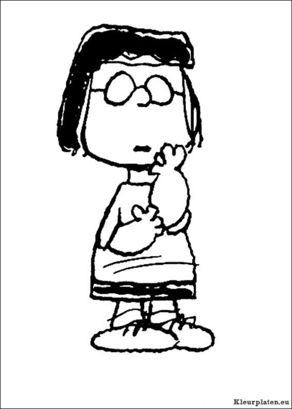 Snoopy kleurplaten