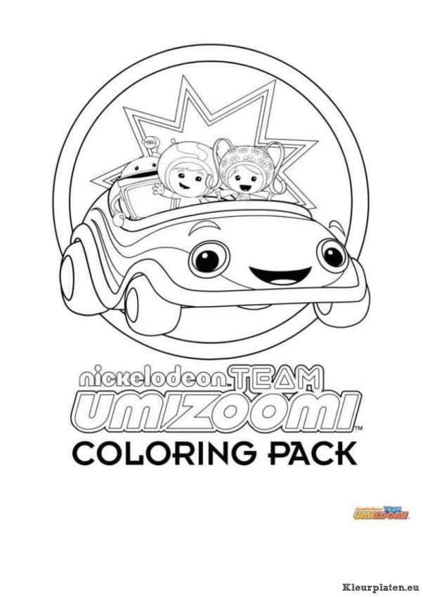 Team umizoomi kleurplaten