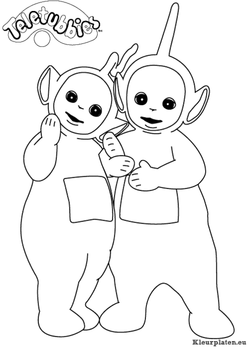 Teletubbies kleurplaten