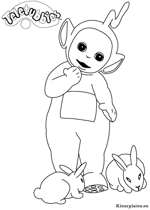 Teletubbies kleurplaten